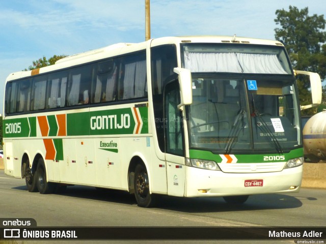 Empresa Gontijo de Transportes 20105 na cidade de Belo Horizonte, Minas Gerais, Brasil, por Matheus Adler. ID da foto: 11956403.