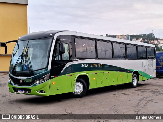 Turin Transportes 2425 na cidade de Ouro Preto, Minas Gerais, Brasil, por Daniel Gomes. ID da foto: 11955736.