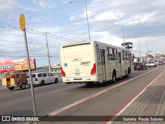 Viação Piraquara 29027 na cidade de Pinhais, Paraná, Brasil, por Samira  Paula Soares. ID da foto: 11955050.