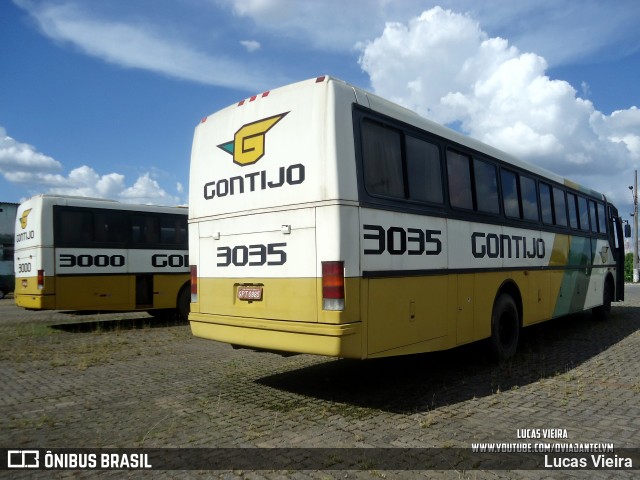 Empresa Gontijo de Transportes 3035 na cidade de Contagem, Minas Gerais, Brasil, por Lucas Vieira. ID da foto: 11959201.