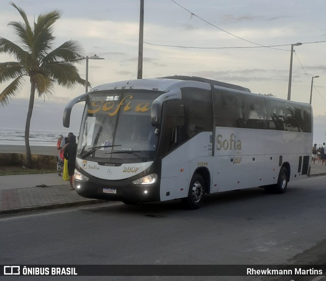 Sofia Turismo 2807 na cidade de Itanhaém, São Paulo, Brasil, por Rhewkmann Martins. ID da foto: 11957858.