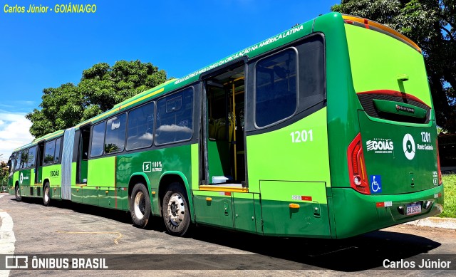 Metrobus 1201 na cidade de Goiânia, Goiás, Brasil, por Carlos Júnior. ID da foto: 11959048.