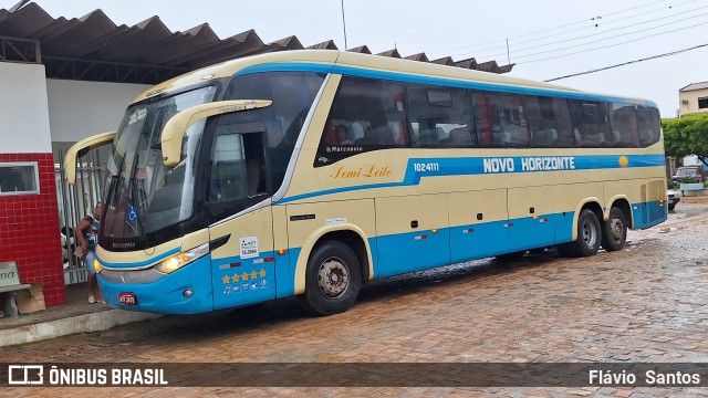 Viação Novo Horizonte 1024111 na cidade de Tanhaçu, Bahia, Brasil, por Flávio  Santos. Número da foto: #11957604.