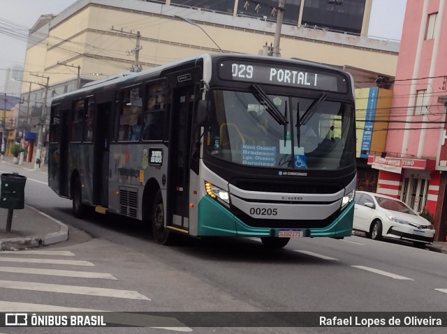 Auto Viação Urubupungá 00205 na cidade de Osasco, São Paulo, Brasil, por Rafael Lopes de Oliveira. Número da foto: #11957552.