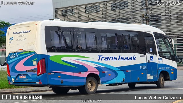 Trans Isaak Turismo 1489 na cidade de Curitiba, Paraná, Brasil, por Lucas Weber Calizario. Número da foto: #11957473.