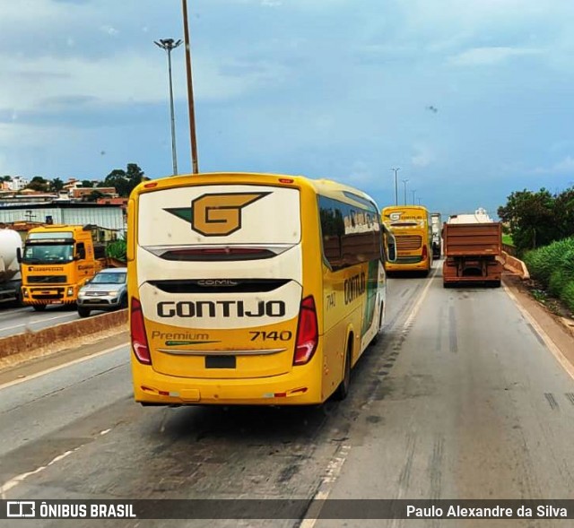 Empresa Gontijo de Transportes 7140 na cidade de Belo Horizonte, Minas Gerais, Brasil, por Paulo Alexandre da Silva. ID da foto: 11958681.