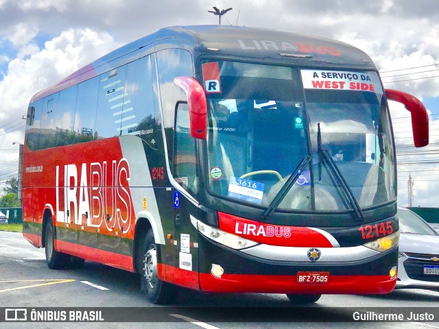 Lirabus 12145 na cidade de Votorantim, São Paulo, Brasil, por Guilherme Justo. ID da foto: 11959337.