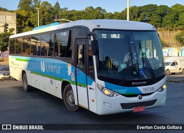 Unimar Transportes 18058 na cidade de Cariacica, Espírito Santo, Brasil, por Everton Costa Goltara. Número da foto: #11957491.
