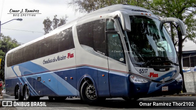 ODM - Ómnibus de México 5517 na cidade de Gustavo A. Madero, Ciudad de México, México, por Omar Ramírez Thor2102. Número da foto: #11959070.