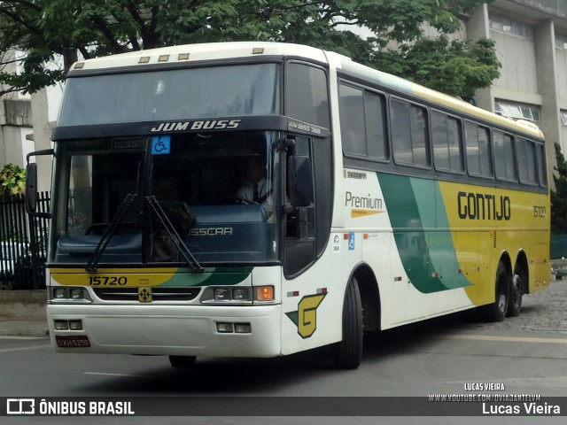 Empresa Gontijo de Transportes 15720 na cidade de Belo Horizonte, Minas Gerais, Brasil, por Lucas Vieira. ID da foto: 11959204.