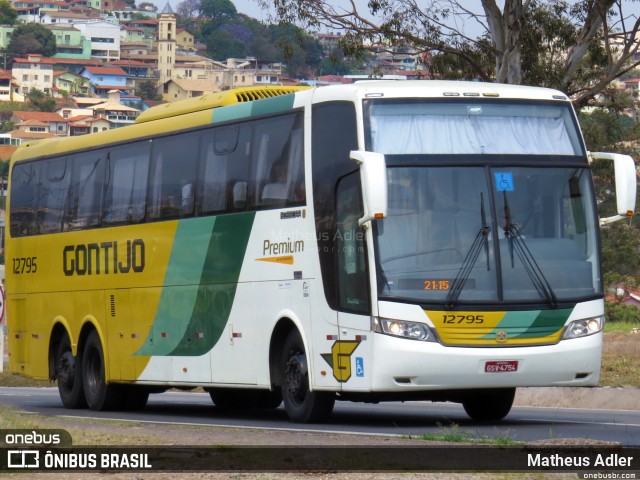 Empresa Gontijo de Transportes 12795 na cidade de Belo Horizonte, Minas Gerais, Brasil, por Matheus Adler. ID da foto: 11959061.