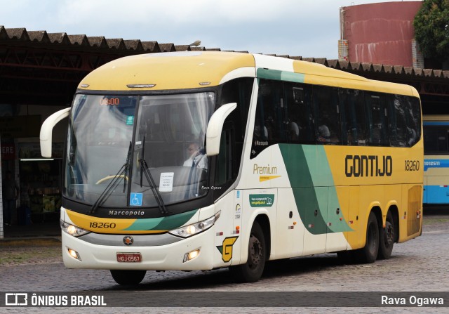 Empresa Gontijo de Transportes 18260 na cidade de Vitória da Conquista, Bahia, Brasil, por Rava Ogawa. ID da foto: 11960969.