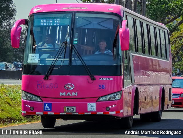 BIUSA 58 na cidade de La Uruca, San José, San José, Costa Rica, por Andrés Martínez Rodríguez. ID da foto: 11961334.