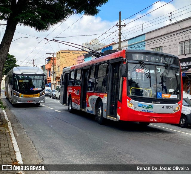 Himalaia Transportes > Ambiental Transportes Urbanos 4 1834 na cidade de São Paulo, São Paulo, Brasil, por Renan De Jesus Oliveira. ID da foto: 11960003.