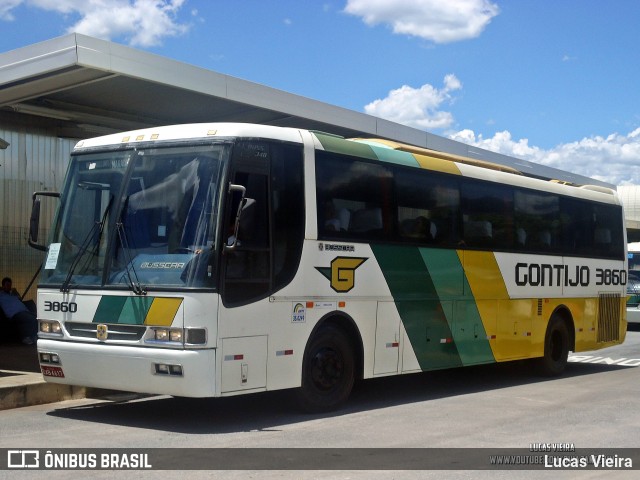 Empresa Gontijo de Transportes 3860 na cidade de Belo Horizonte, Minas Gerais, Brasil, por Lucas Vieira. Número da foto: #11960319.