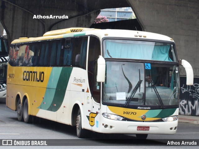 Empresa Gontijo de Transportes 14170 na cidade de Belo Horizonte, Minas Gerais, Brasil, por Athos Arruda. ID da foto: 11961118.