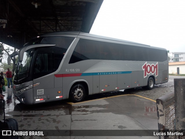 Auto Viação 1001 RJ 108.120 na cidade de Campos dos Goytacazes, Rio de Janeiro, Brasil, por Lucas Martins. ID da foto: 11959565.