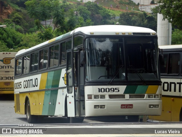 Empresa Gontijo de Transportes 10095 na cidade de Belo Horizonte, Minas Gerais, Brasil, por Lucas Vieira. ID da foto: 11960314.