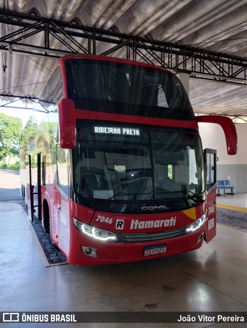 Expresso Itamarati 7046 na cidade de Estrela d`Oeste, São Paulo, Brasil, por João Vitor Pereira. ID da foto: 11959623.