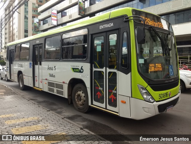 BsBus Mobilidade 501816 na cidade de Águas Claras, Distrito Federal, Brasil, por Émerson Jesus Santos. ID da foto: 11959499.