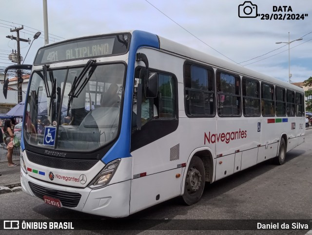 Consórcio Navegantes - 09  > Empresa de Transportes Nossa Senhora Aparecida > Empresa de Transportes Marcos da Silva 09162 na cidade de João Pessoa, Paraíba, Brasil, por Daniel da Silva. ID da foto: 11959845.