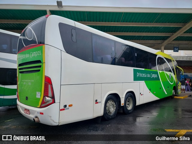 Expresso Princesa dos Campos 6208 na cidade de Santos, São Paulo, Brasil, por Guilherme Silva. Número da foto: #11962023.
