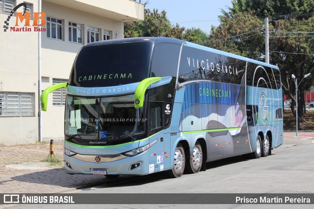 Viação Garcia 80026 na cidade de São Paulo, São Paulo, Brasil, por Prisco Martin Pereira. ID da foto: 11962851.