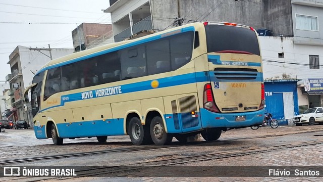 Viação Novo Horizonte 1024111 na cidade de Tanhaçu, Bahia, Brasil, por Flávio  Santos. Número da foto: #11961793.