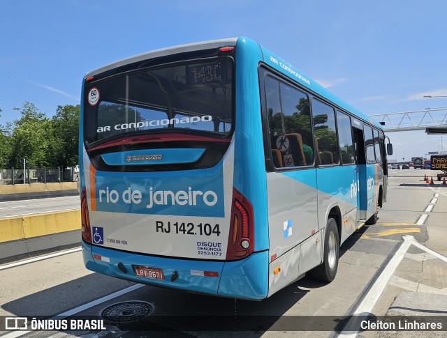 Expresso Rio de Janeiro RJ 142.104 na cidade de Niterói, Rio de Janeiro, Brasil, por Cleiton Linhares. Número da foto: #11961945.
