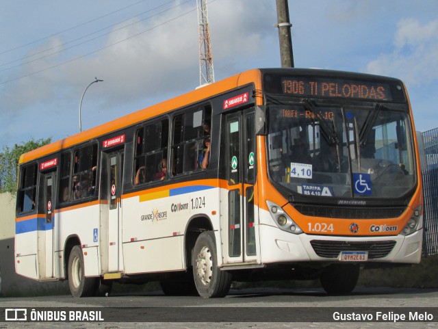 Cidade Alta Transportes 1.024 na cidade de Recife, Pernambuco, Brasil, por Gustavo Felipe Melo. ID da foto: 11962731.