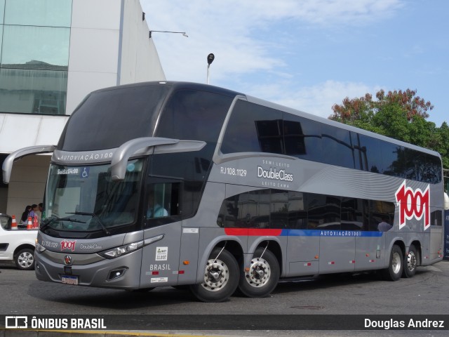 Auto Viação 1001 RJ 108.1129 na cidade de Rio de Janeiro, Rio de Janeiro, Brasil, por Douglas Andrez. Número da foto: #11962299.