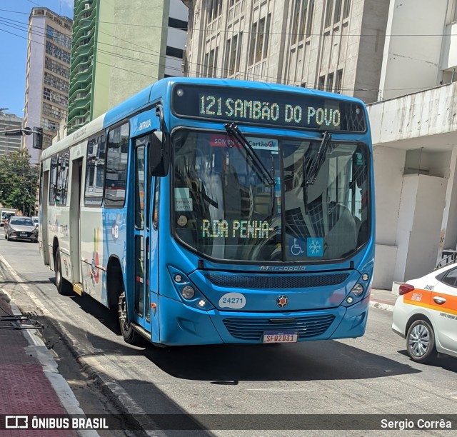 Unimar Transportes 24271 na cidade de Vitória, Espírito Santo, Brasil, por Sergio Corrêa. ID da foto: 11961782.