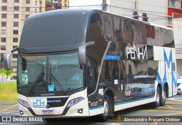 Empresa de Ônibus Nossa Senhora da Penha 61220 na cidade de Curitiba, Paraná, Brasil, por Alessandro Fracaro Chibior. Número da foto: #11962179.