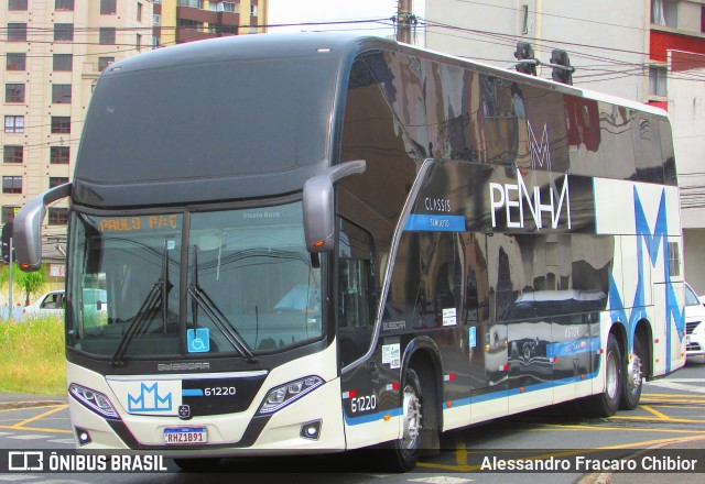 Empresa de Ônibus Nossa Senhora da Penha 61220 na cidade de Curitiba, Paraná, Brasil, por Alessandro Fracaro Chibior. ID da foto: 11962179.