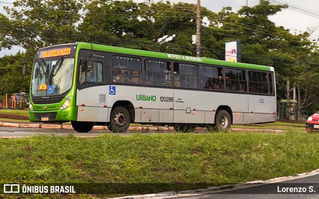 Viação Piracicabana Distrito Federal 120286 na cidade de Lago Norte, Distrito Federal, Brasil, por Lorenzo S.. ID da foto: 11963664.