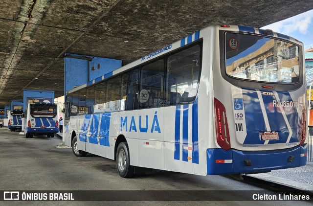 Viação Mauá RJ 185.078 na cidade de São Gonçalo, Rio de Janeiro, Brasil, por Cleiton Linhares. ID da foto: 11963152.