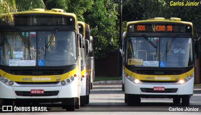 HP Transportes Coletivos 20432 na cidade de Goiânia, Goiás, Brasil, por Carlos Júnior. Número da foto: #11962764.