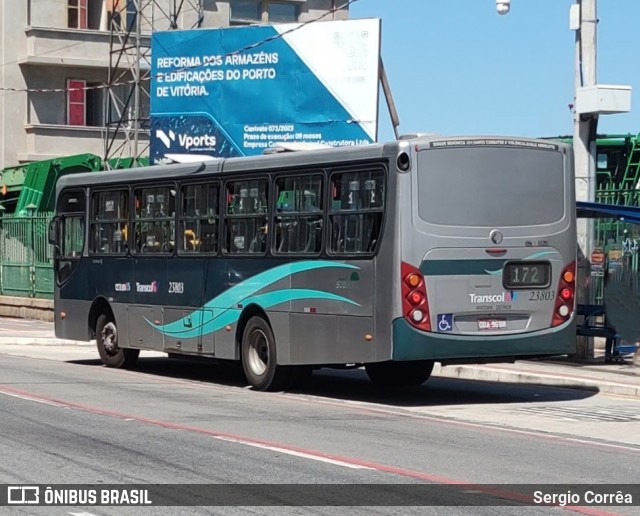 Viação Grande Vitória 23803 na cidade de Vitória, Espírito Santo, Brasil, por Sergio Corrêa. ID da foto: 11963039.