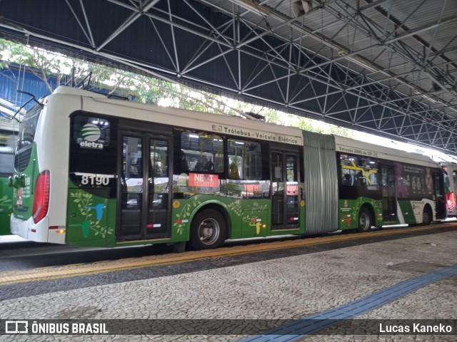 Next Mobilidade - ABC Sistema de Transporte 8190 na cidade de São Bernardo do Campo, São Paulo, Brasil, por Lucas Kaneko. ID da foto: 11962521.