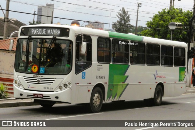 Viação Pinheiral RJ 189.019 na cidade de Volta Redonda, Rio de Janeiro, Brasil, por Paulo Henrique Pereira Borges. ID da foto: 11963700.