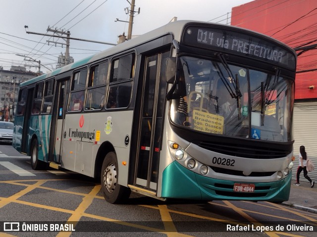 Auto Viação Urubupungá 00282 na cidade de Osasco, São Paulo, Brasil, por Rafael Lopes de Oliveira. ID da foto: 11962226.