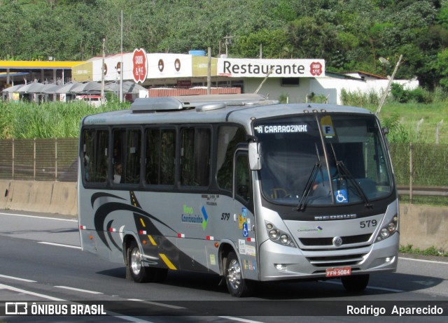 Nova Carrãozinho Transporte e Turismo 579 na cidade de Aparecida, São Paulo, Brasil, por Rodrigo  Aparecido. ID da foto: 11964638.