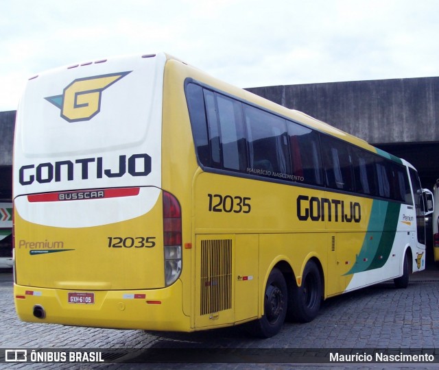 Empresa Gontijo de Transportes 12035 na cidade de Belo Horizonte, Minas Gerais, Brasil, por Maurício Nascimento. ID da foto: 11965674.