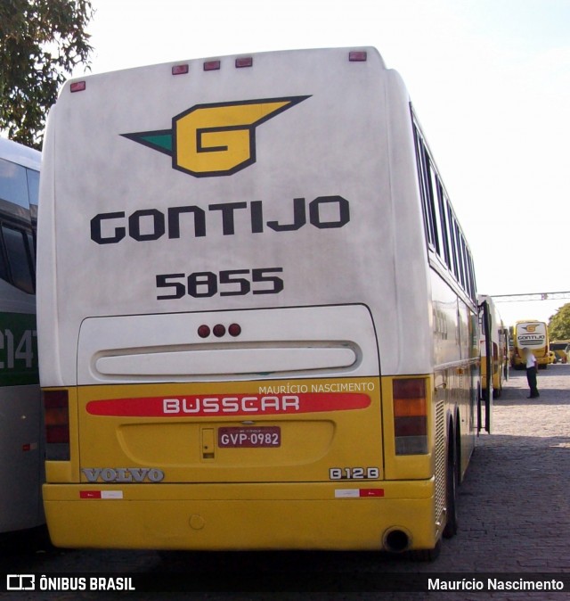 Empresa Gontijo de Transportes 5855 na cidade de Belo Horizonte, Minas Gerais, Brasil, por Maurício Nascimento. Número da foto: #11965980.