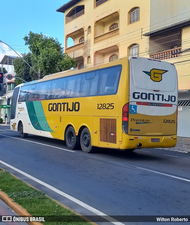 Empresa Gontijo de Transportes 12825 na cidade de Governador Valadares, Minas Gerais, Brasil, por Wilton Roberto. ID da foto: 11965128.