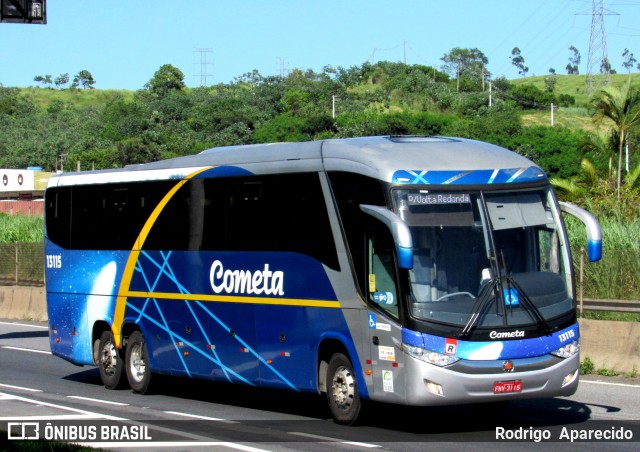 Viação Cometa 13115 na cidade de Aparecida, São Paulo, Brasil, por Rodrigo  Aparecido. ID da foto: 11964655.