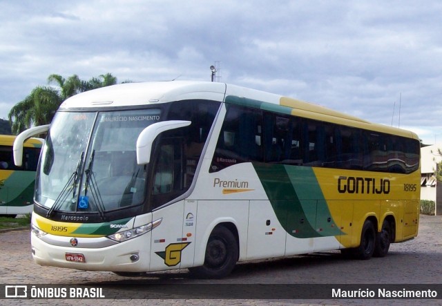 Empresa Gontijo de Transportes 18195 na cidade de Belo Horizonte, Minas Gerais, Brasil, por Maurício Nascimento. ID da foto: 11964740.