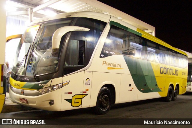 Empresa Gontijo de Transportes 18365 na cidade de Belo Horizonte, Minas Gerais, Brasil, por Maurício Nascimento. ID da foto: 11965765.