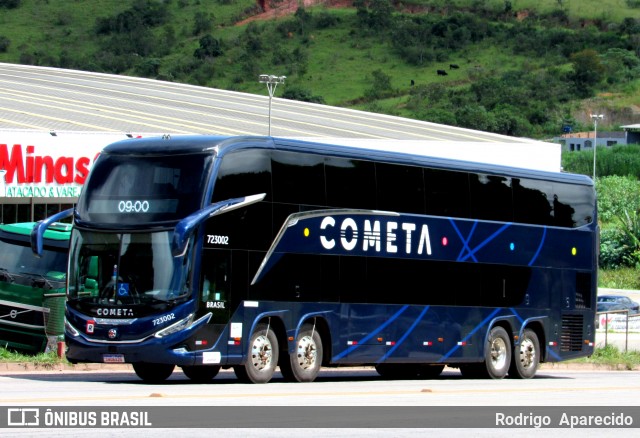 Viação Cometa 723002 na cidade de Conselheiro Lafaiete, Minas Gerais, Brasil, por Rodrigo  Aparecido. ID da foto: 11966996.