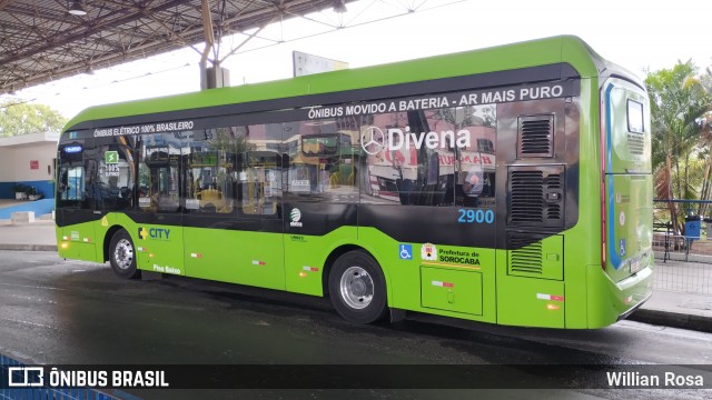 City Transporte Urbano Intermodal Sorocaba 2900 na cidade de Sorocaba, São Paulo, Brasil, por Willian Rosa. Número da foto: #11966614.